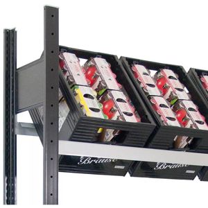 Produktbild für Anbauregal Schulte 37009-S, für Getränkekistenregal