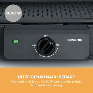 Produktbild für Elektrogrill Severin PG8596, 2000 Watt