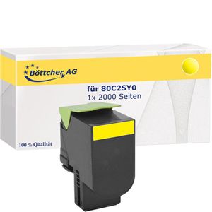 Toner Böttcher-AG für Lexmark 80C2SY0
