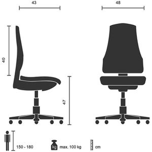 Produktbild für Esszimmerstuhl hJh-OFFICE SCANDI, 661011