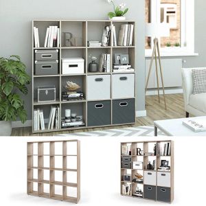 Produktbild für Bücherregal Vicco Karree, sonoma eiche