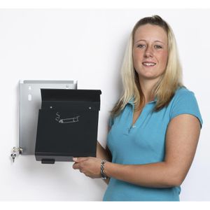 Produktbild für Aschenbecher VAR WH28, 45002, anthrazit, für Outdoor