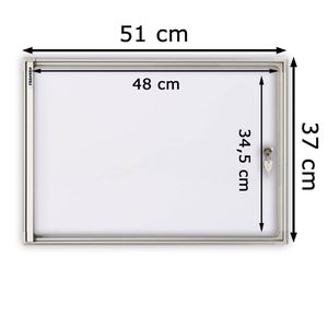 Produktbild für Schaukasten Franken FSA2, X-tra!Line, innen