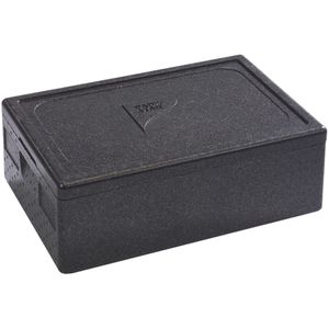 Produktbild für Thermobox Papstar schwarz, 30 Liter