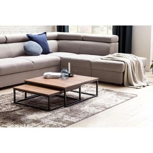 Produktbild für Couchtisch Wohnling WL5.054, aus Massivholz / Metall, sheesham