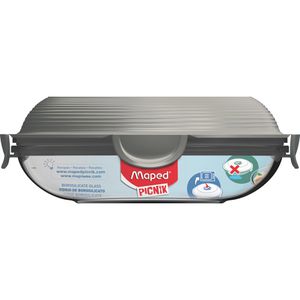 Produktbild für Mikrowellengeschirr Maped Concept transparent / grau, aus Glas