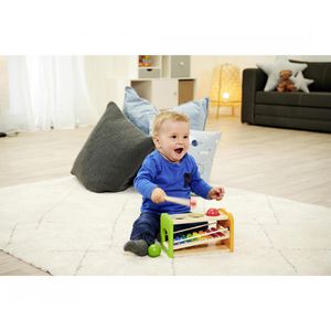 Produktbild für Motorikspielzeug Eichhorn Color Xylophon Klopfbank