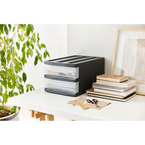 Produktbild für Schubladenbox Rotho 1114508853, Systemix M Duo, A4