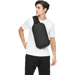 Produktbild für Umhängetasche Pacsafe Vibe 325, aus recyceltem PET, schwarz