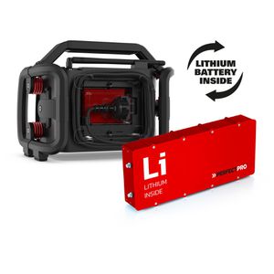 Produktbild für Baustellenradio PerfectPro ROCKPRO, Akku