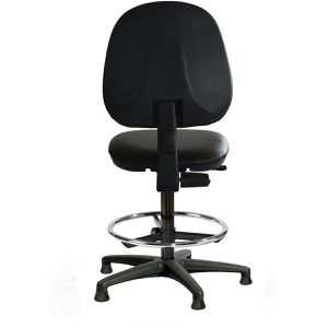 Produktbild für Arbeitsstuhl Topsit Industry, IND211, schwarz