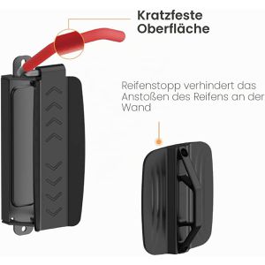 Produktbild für Fahrrad-Wandhalterung myWall HR17L, Reifenbreite bis 90 mm