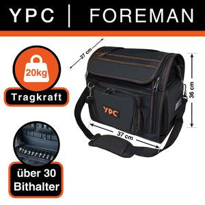 Produktbild für Werkzeugtasche YPC Foreman, XL, BG00003BKGY