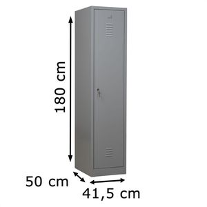 Produktbild für Spind G-Office WRC/1.1840, lichtgrau