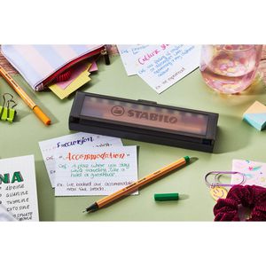 Produktbild für Fineliner Stabilo Point 88 Click Set 8810-5
