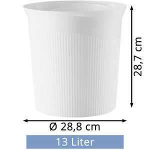 Produktbild für Papierkorb Han Re-LOOP, 18148-912, weiß