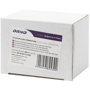 Produktbild für Verbindungsklemme Orno OR-SZ-8017/3/100, 3 Leiter