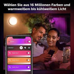 Produktbild für Wandleuchte Philips-Hue Daylo, aus Aluminium, für außen (IP44)