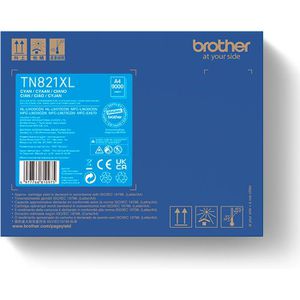 Produktbild für Toner Brother TN-821XLC cyan