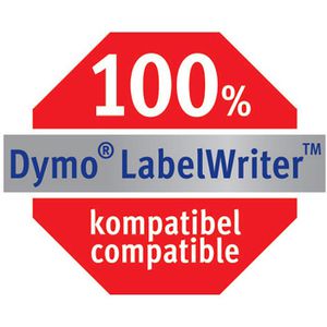 Produktbild für Dymo-Etiketten Zweckform für Dymo 1933085, weiß