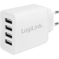 USB-Ladegerät LogiLink PA0211W, 24W, 4,8A