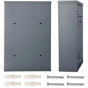 Produktbild für Briefkasten Monzana 105261, silber, aus Stahl