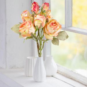 Produktbild für Kunstblume Creativ-green Vintagerosenbund