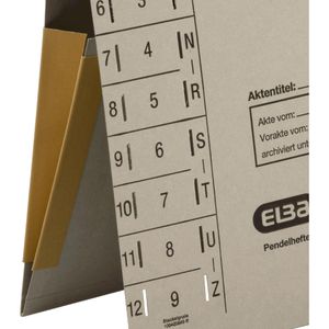 Produktbild für Pendelhefter Elba 100570021, A4, grau