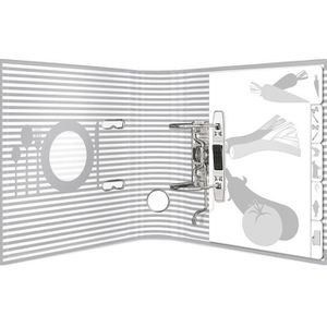 Produktbild für Ordner Herma 15416, Rezeptordner, Karton, A5 hoch