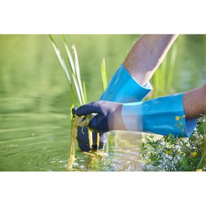 Produktbild für Chemikalienschutzhandschuhe Gebol Grip Tech Plus, 709985-10