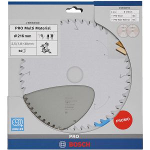 Produktbild für Kreissägeblatt Bosch PRO Wood &amp; Multi Material, 2er Set
