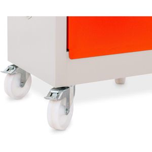 Akkuschrank-Rollen CEMO 11657, 4 Lenkrollen