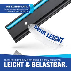 Produktbild für Airlineschiene NTG Standard, Set, zum Schrauben, 2 Stück