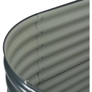 Produktbild für Hochbeet vidaXL 45524, aus verzinktem Stahl