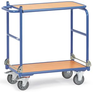 Produktbild für Tischwagen Fetra 1141, aus Metall &amp; Holz, klappbar