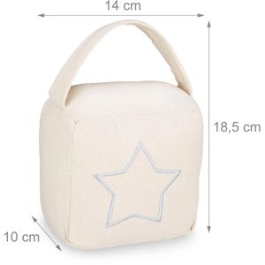 Produktbild für Türstopper Relaxdays aus Stoff