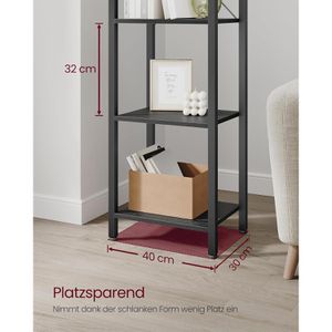 Produktbild für Bücherregal Vasagle LLS101B56, schwarz
