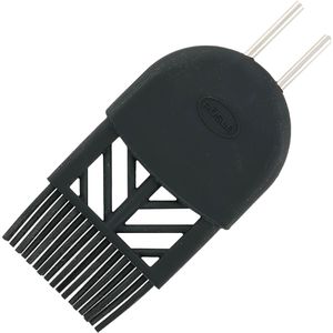 Produktbild für Backpinsel Rösle 950428 schwarz / silber, hitzebeständig