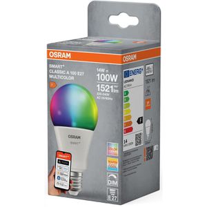 Produktbild für LED-Lampe OSRAM Smart+ WiFi Classic A100, E27