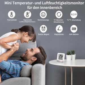 Produktbild für Thermo-Hygrometer ThermoPro TP-49 W, mit LC-Display, digital