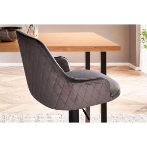 Produktbild für Barhocker Wohnling WL7.006, drehbar mit Lehne