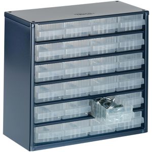 Produktbild für Kleinteilemagazin Raaco Typ 624-01, aus Metall
