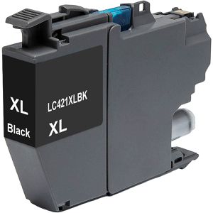 Produktbild für Tinte AgfaPhoto für Brother LC-421XLBK, schwarz