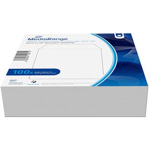 Produktbild für CD-Hüllen MediaRange BOX66, 124 x 124 mm