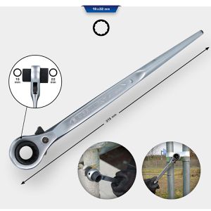 Produktbild für Gerüstschlüssel Brilliant-Tools BT016001, SW 19 x 22 mm