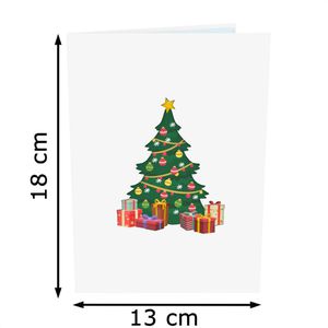Produktbild für Weihnachtskarte papercrush Weihnachtsmann&amp;Rentiere