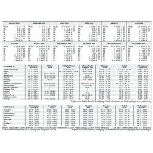 Produktbild für Urlaubsplaner Zettler 993-0000, Jahr 2026