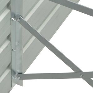 Produktbild für Hochbeet vidaXL 44845, aus verzinktem Stahl