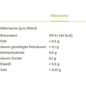 Produktbild für Saft albi Birne naturtrüb, Direktsaft ohne Zuckerzusatz