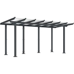 Fahrradunterstand WSM Passau P13 B, anthrazit, aus Metall